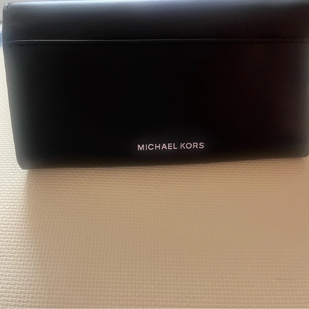 Michael Kors Black and Silver Clutch